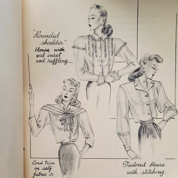 ๐Vintage 1946 Spring Illustrated Fashion Booklet The Originator Vol V - Picture 5 of 7